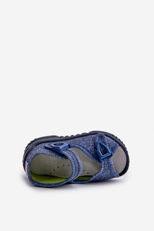 Sandálias infantis NEL 310-06 GOKIDS azul escuro