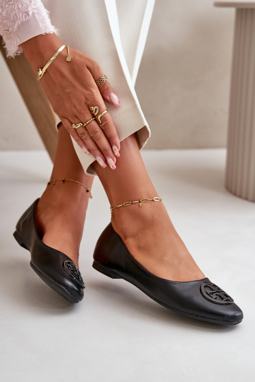 Bailarinas Feminino com enfeites Eko Pele cor preta Rhodike Bailarinas Feminino com enfeites Eko Pele cor preta Rhodike