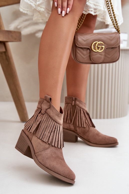 botas estilo coParaboy Feminino Casal o castelo de camurça ecológicaoParae cor marrom S.Barski HY42-127 botas estilo coParaboy Feminino Casal o castelo de camurça ecológicaoParae cor marrom S.Barski HY42-127