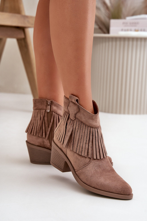 botas estilo coParaboy Feminino Casal o castelo de camurça ecológicaoParae cor marrom S.Barski HY42-127 botas estilo coParaboy Feminino Casal o castelo de camurça ecológicaoParae cor marrom S.Barski HY42-127