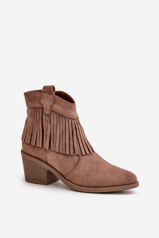 botas estilo coParaboy Feminino Casal o castelo de camurça ecológicaoParae cor marrom S.Barski HY42-127 botas estilo coParaboy Feminino Casal o castelo de camurça ecológicaoParae cor marrom S.Barski HY42-127
