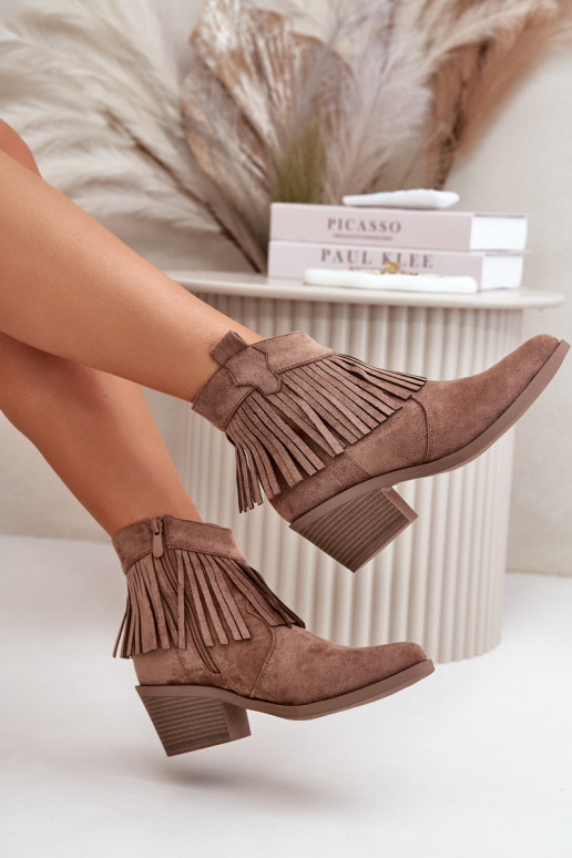 botas estilo coParaboy Feminino Casal o castelo de camurça ecológicaoParae cor marrom S.Barski HY42-127 botas estilo coParaboy Feminino Casal o castelo de camurça ecológicaoParae cor marrom S.Barski HY42-127