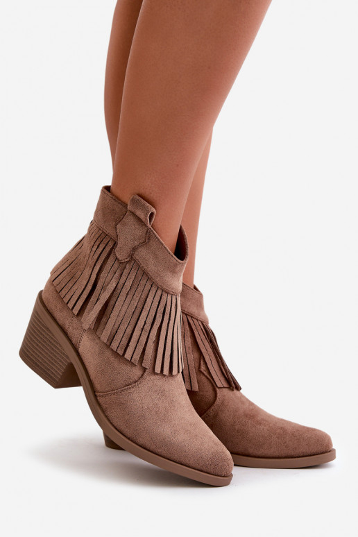botas estilo coParaboy Feminino Casal o castelo de camurça ecológicaoParae cor marrom S.Barski HY42-127 botas estilo coParaboy Feminino Casal o castelo de camurça ecológicaoParae cor marrom S.Barski HY42-127