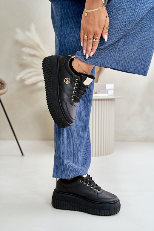 À modalo de tênis tênis Feminino aquecimento com solas maciças da moda cor preta Ardiela À modalo de tênis tênis Feminino aquecimento com solas maciças da moda cor preta Ardiela