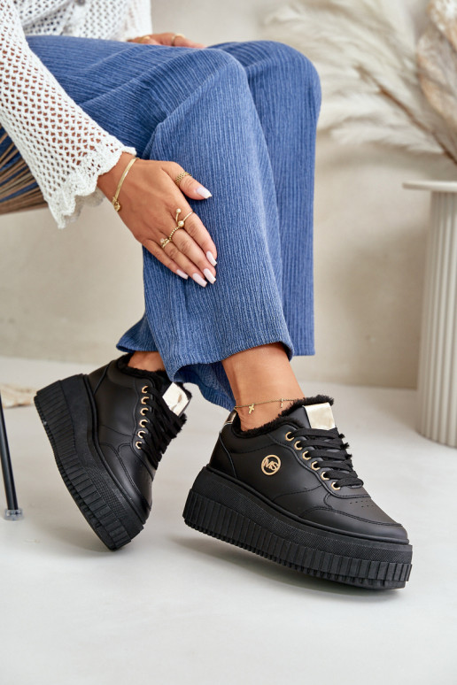 À modalo de tênis tênis Feminino aquecimento com solas maciças da moda cor preta Ardiela À modalo de tênis tênis Feminino aquecimento com solas maciças da moda cor preta Ardiela