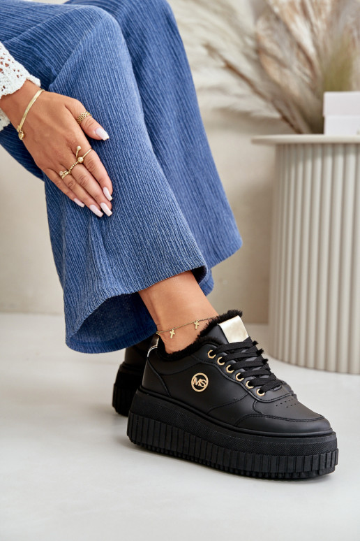 À modalo de tênis tênis Feminino aquecimento com solas maciças da moda cor preta Ardiela À modalo de tênis tênis Feminino aquecimento com solas maciças da moda cor preta Ardiela