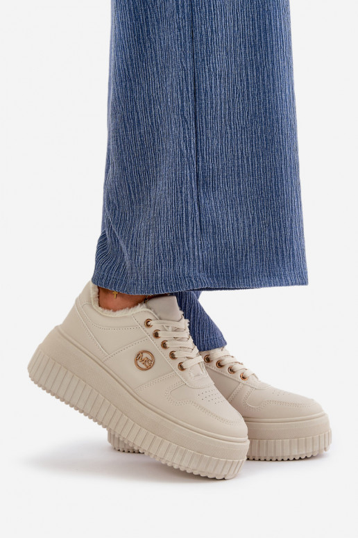 À modalo de tênis tênis Feminino aquecimento com solas maciças da moda bege Verissha À modalo de tênis tênis Feminino aquecimento com solas maciças da moda bege Verissha