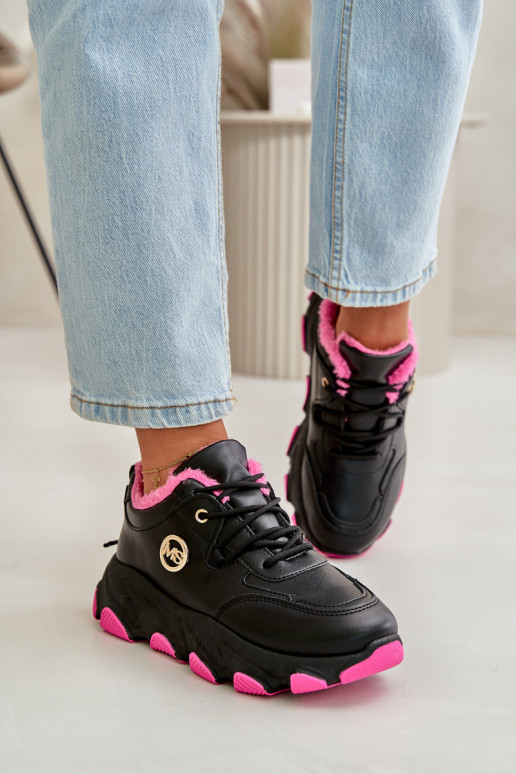 aquecimento tênis Feminino com atacadores com uma plataforma cor preta Bialoa aquecimento tênis Feminino com atacadores com uma plataforma cor preta Bialoa