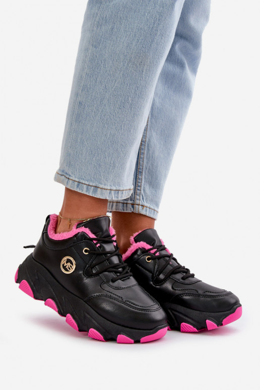 aquecimento tênis Feminino com atacadores com uma plataforma cor preta Bialoa aquecimento tênis Feminino com atacadores com uma plataforma cor preta Bialoa