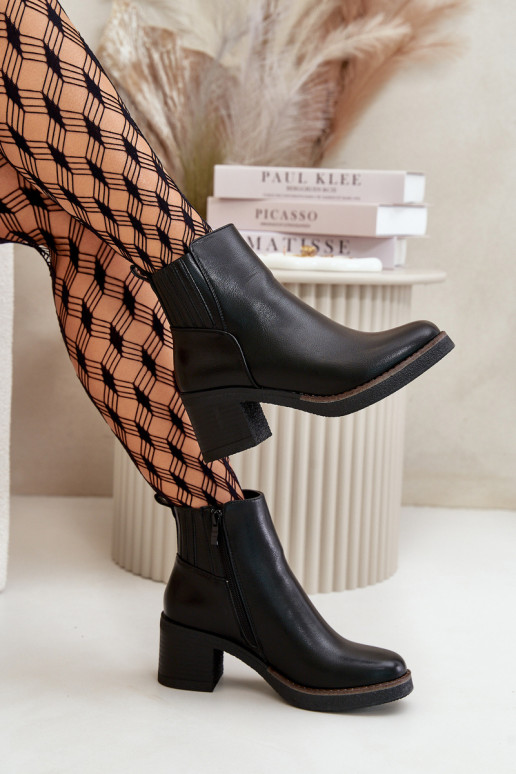 aquecimento Botas femininas Eko Pele cor preta Irittes