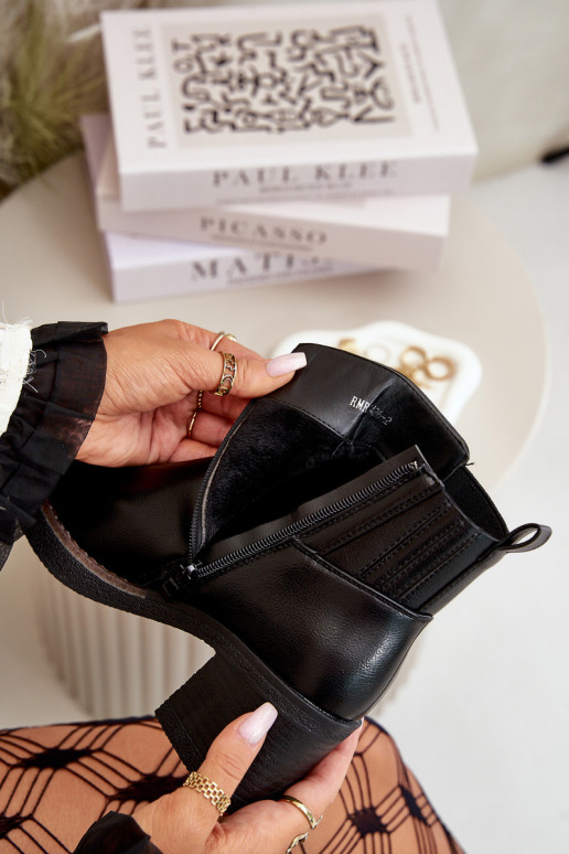 aquecimento Botas femininas Eko Pele cor preta Irittes