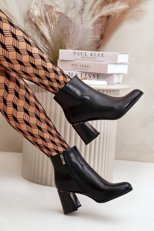 Suavemente Botas femininas Z de camurça ecológicau aquecimento cor preta Milisea