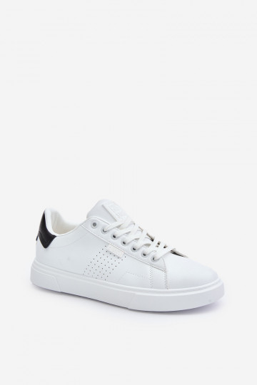 sapatos casuais À modalo de tênis para homens de couro ecológico Big Star OO174115 cor branca