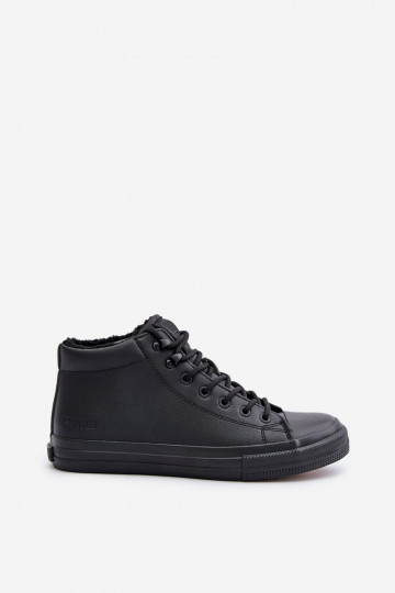 aquecimento Sapatos casuais masculinos de couro ecológico Big Star OO174607 cor preta 2