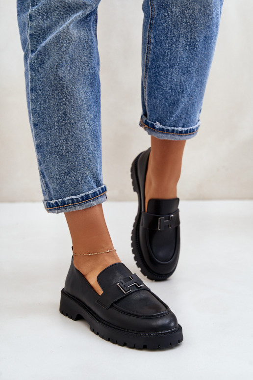 mocassins femininos Eko Pele Vinceza 62187 cor preta