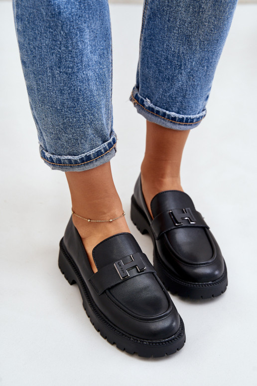 mocassins femininos Eko Pele Vinceza 62187 cor preta