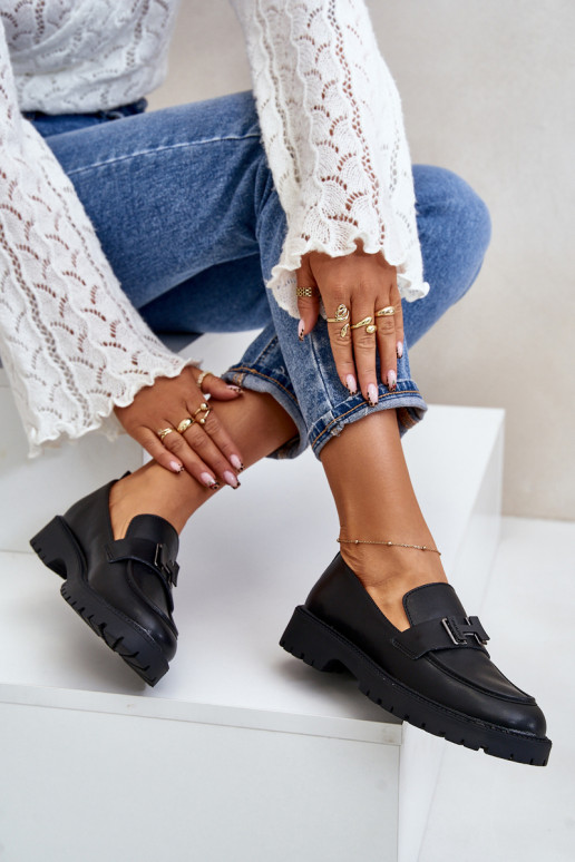 mocassins femininos Eko Pele Vinceza 62187 cor preta