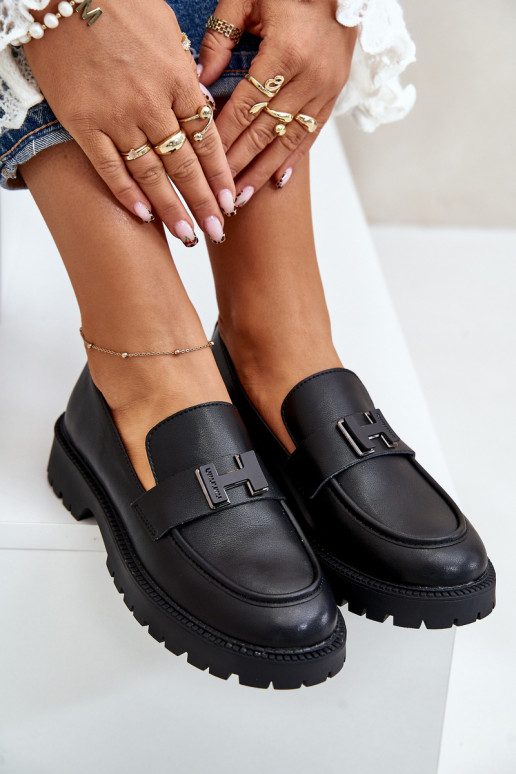 mocassins femininos Eko Pele Vinceza 62187 cor preta