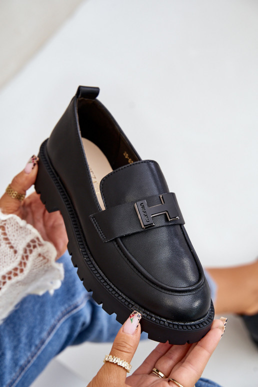 mocassins femininos Eko Pele Vinceza 62187 cor preta