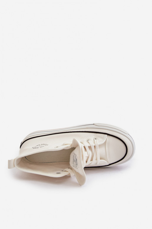 aquecimento Sapatos de lazer com uma plataforma Eko Pele Big Star OO274061 cor branca aquecimento Sapatos de lazer com uma plataforma Eko Pele Big Star OO274061 cor branca