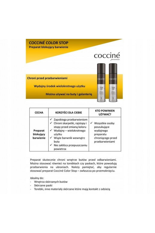 Coccine Spray protetor de cor para calçados