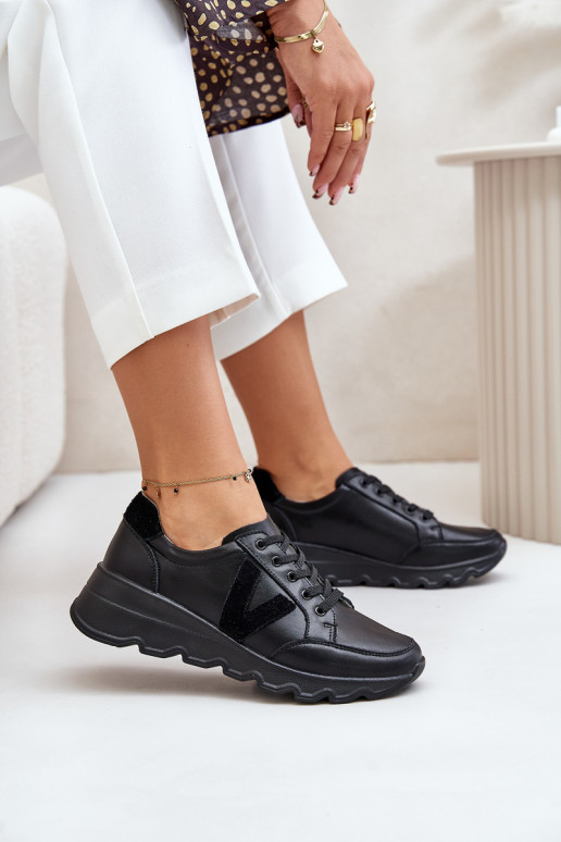 Pele tênis Feminino Vinceza 7918 cor preta Pele tênis Feminino Vinceza 7918 cor preta