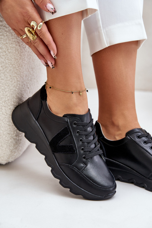 Pele tênis Feminino Vinceza 7918 cor preta Pele tênis Feminino Vinceza 7918 cor preta