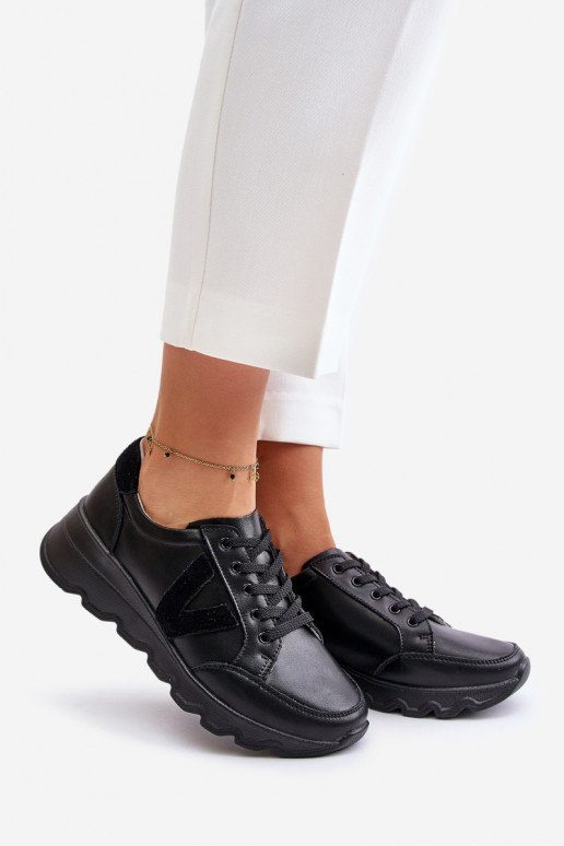 Pele tênis Feminino Vinceza 7918 cor preta Pele tênis Feminino Vinceza 7918 cor preta