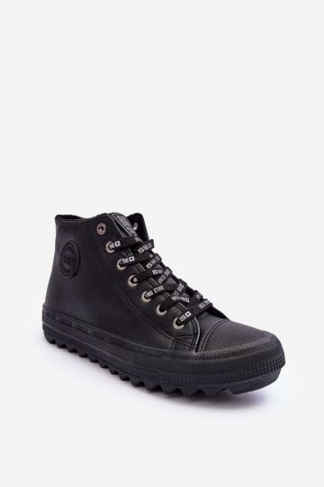 Sapatos de lazer Big Star High aquecido cor preta EE274110 2