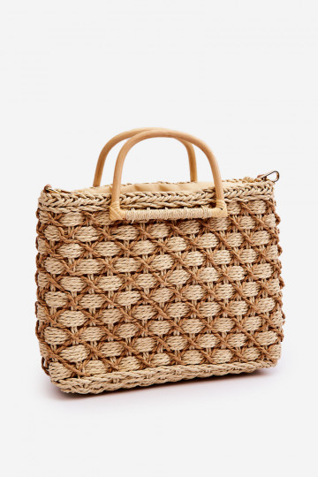 Bolsa trançada estilosa