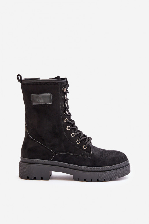 Botins de trabalho Feminino Casal o castelo Z de camurça ecológicau cor preta Savalann Botins de trabalho Feminino Casal o castelo Z de camurça ecológicau cor preta Savalann