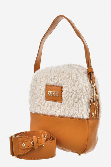 Bolsa feminina pequena Big Star OO574131 marrom 2