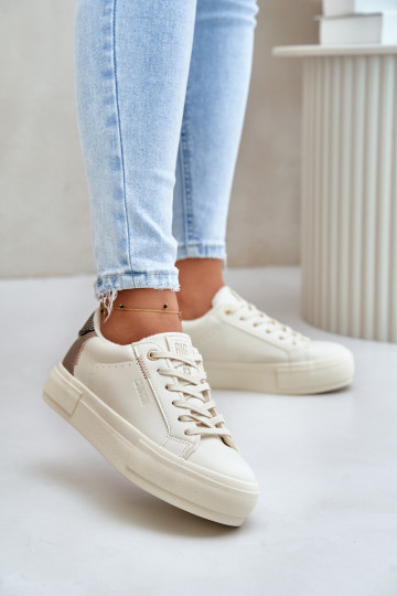 Sapatos de lazer aquecidos com plataforma Big Star OO274A454 cor bege 2
