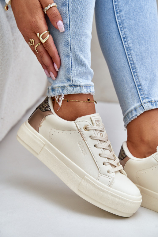 aquecimento Sapatos de lazer com uma plataforma Big Star OO274A454 bege