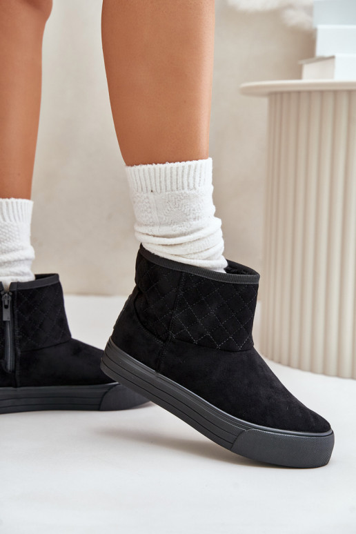 Botas Botas de neve Casal o castelo aquecimento com pelo por dentro Big Star OO274A522 cor preta Botas Botas de neve Casal o castelo aquecimento com pelo por dentro Big Star OO274A522 cor preta