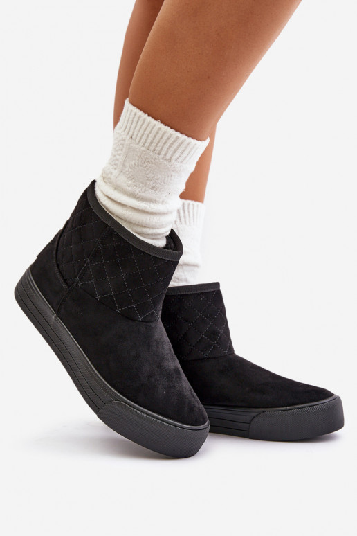 Botas Botas de neve Casal o castelo aquecimento com pelo por dentro Big Star OO274A522 cor preta Botas Botas de neve Casal o castelo aquecimento com pelo por dentro Big Star OO274A522 cor preta