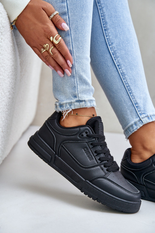 À modalo de tênis Feminino Big Star OO274A551 Hi-Poly System cor preta