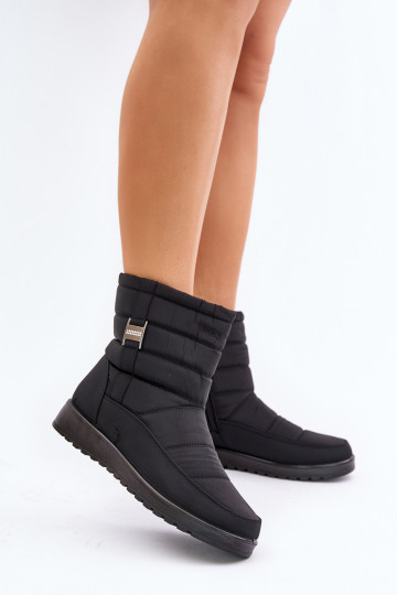 botas de neve femininas To the Castle cor preta Mezitha