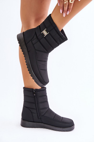 botas de neve femininas To the Castle cor preta Mezitha 2
