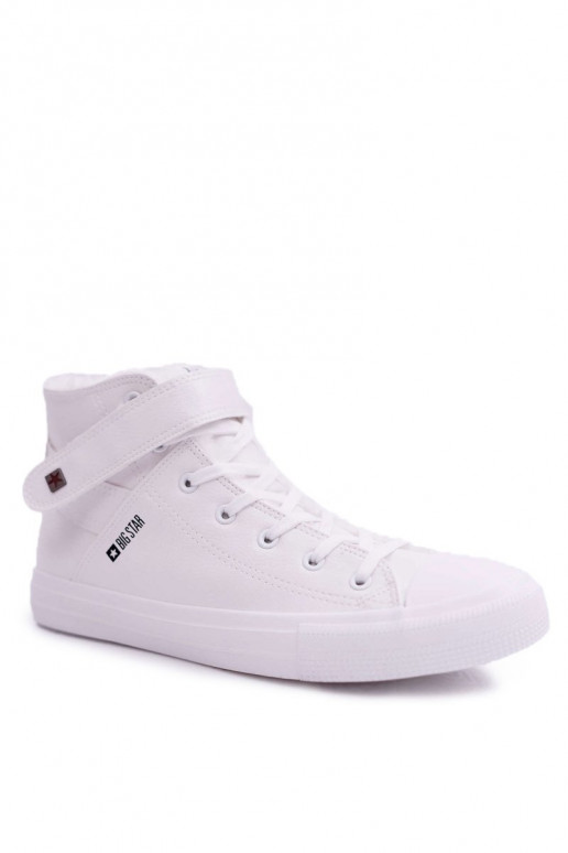 Sapatos casuais masculinos Big Star aquecimento cor branca Y174024FEM Sapatos casuais masculinos Big Star aquecimento cor branca Y174024FEM