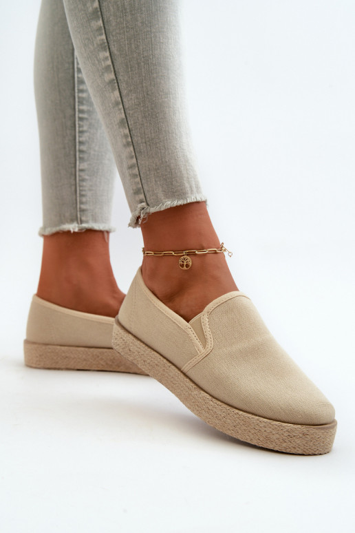 Espadrilles com plataforma bege Naloenma Espadrilles com plataforma bege Naloenma