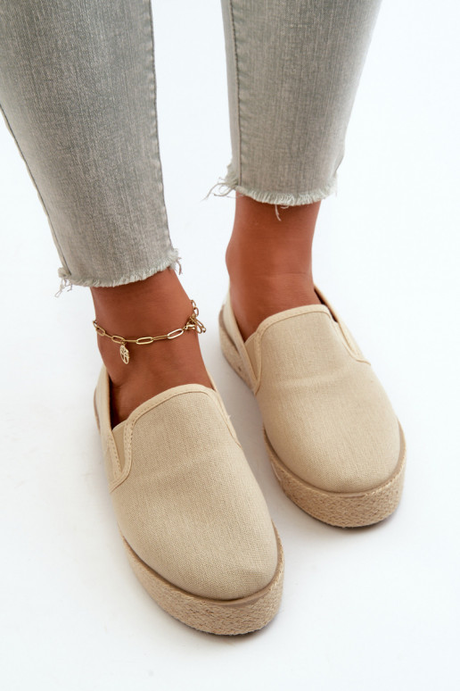 Espadrilles com plataforma bege Naloenma Espadrilles com plataforma bege Naloenma