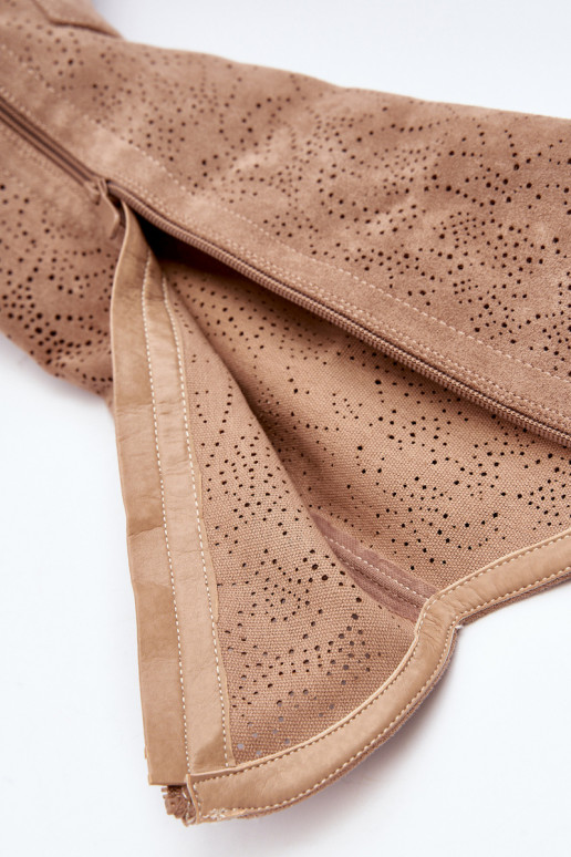 Botas compridas abertas para mulher... Botas compridas abertas para mulher...