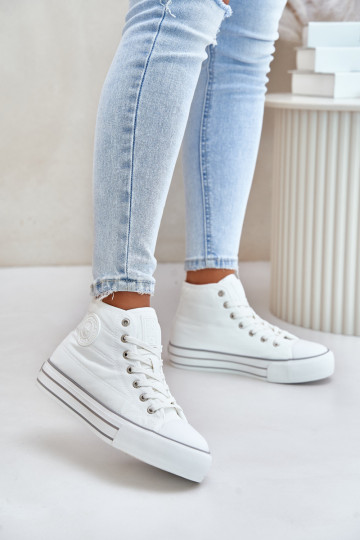 aquecimento Sapatos de lazer com uma plataforma OO274A473 cor branca 2