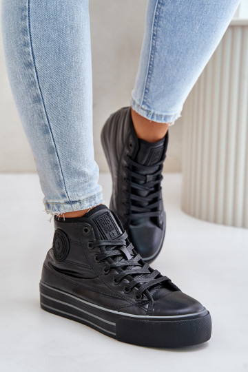 Sapatos de plataforma casual com isolamento OO274A471 em preto