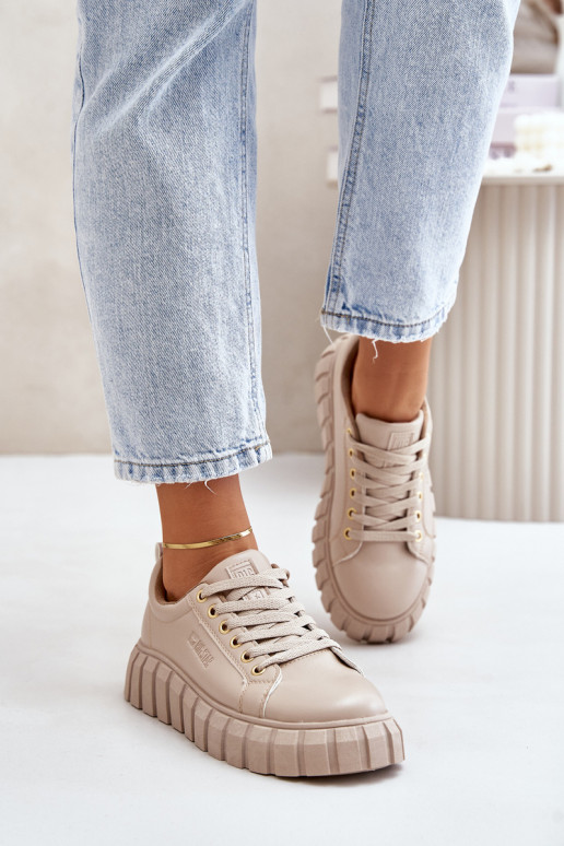 aquecimento À modalo de tênis Feminino Big Star MM274618 bege