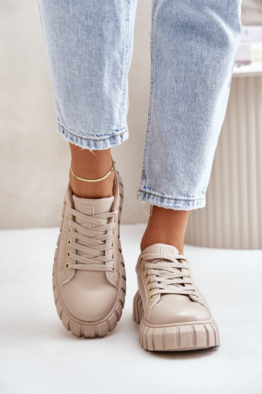 aquecimento À modalo de tênis Feminino Big Star MM274618 bege