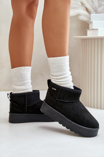 Botas de neve com plataforma Big Star OO274A099 cor preta