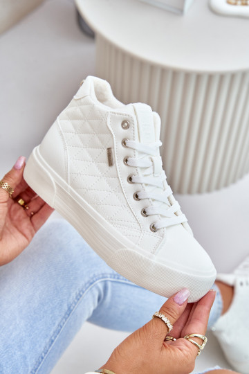aquecimento Sapatos de lazer Z Przeszyciami Big Star OO274A479 cor branca