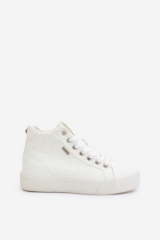 aquecimento Sapatos de lazer Z Przeszyciami Big Star OO274A479 cor branca